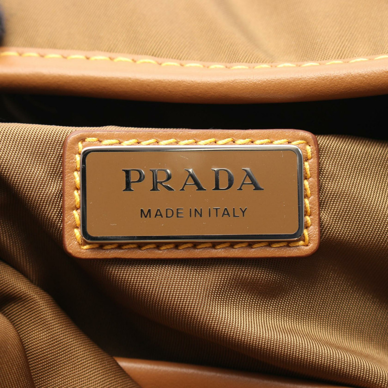 PRADA TESSUTO+VITELLO 背包背包 2VZ1352CX2(HYL)F0594 尼龍皮革-3