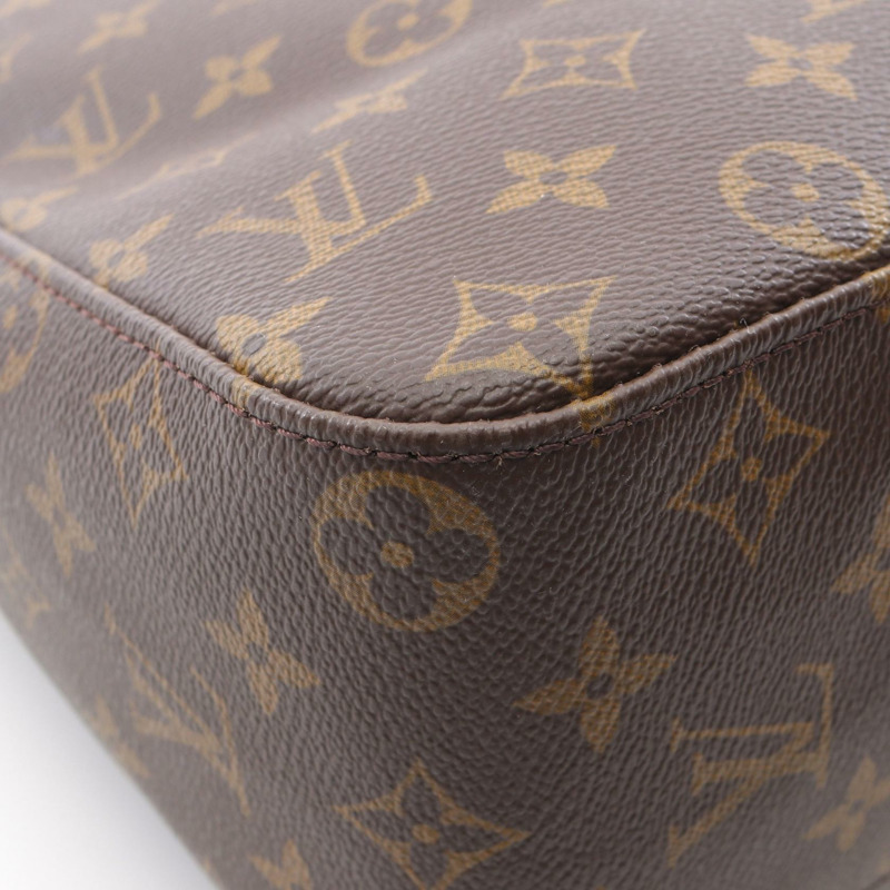 路易威登 Looping GM 單肩包 M51145 Monogram 帆布棕色二手女款-6