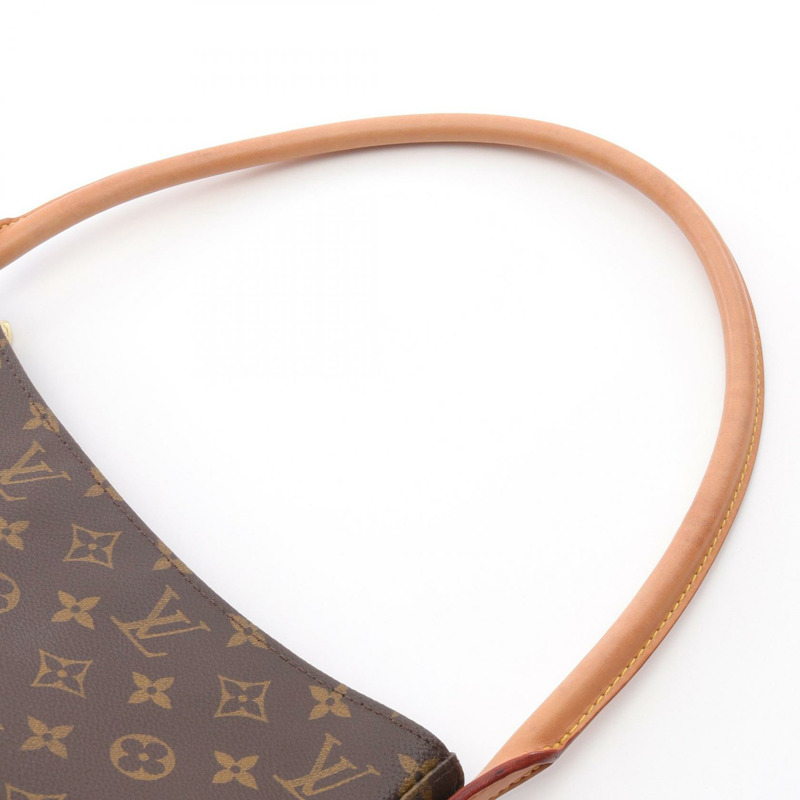 路易威登 Looping GM 單肩包 M51145 Monogram 帆布棕色二手女款-7