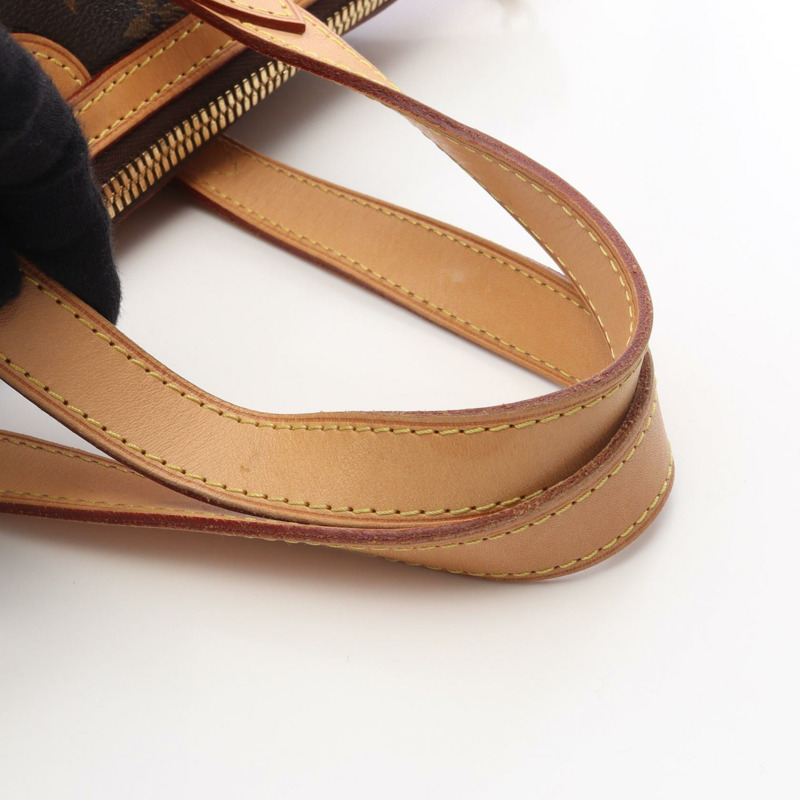 LOUIS VUITTON Palermo PM 單肩包 手提包 M40145 Monogram 棕色 二手 女士 LV-7