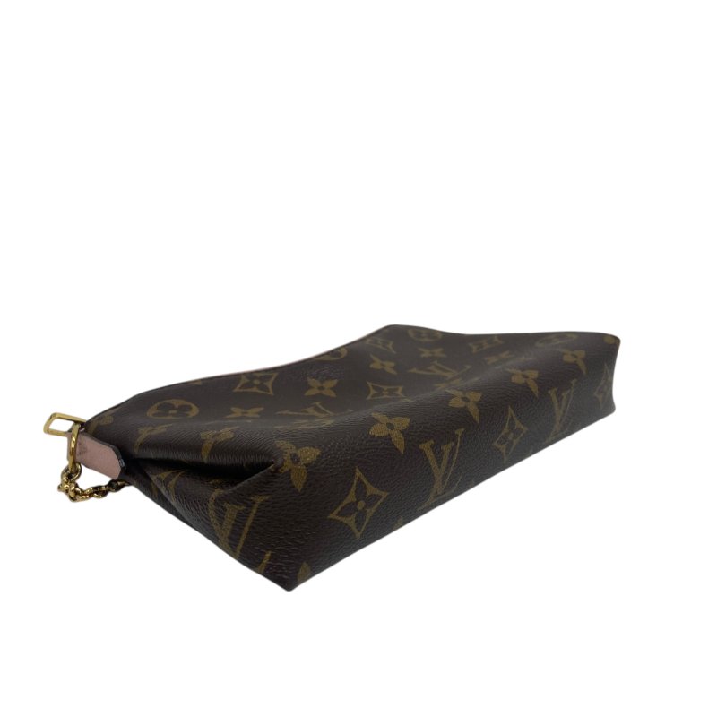 【LOUIS VUITTON】Monogram Pallas Clutch 啡色老花 傳奇信封包 金扣款 M41638(二手)J2449-4