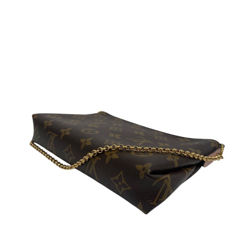 【LOUIS VUITTON】Monogram Pallas Clutch 啡色老花 傳奇信封包 金扣款 M41638(二手)J2449-5
