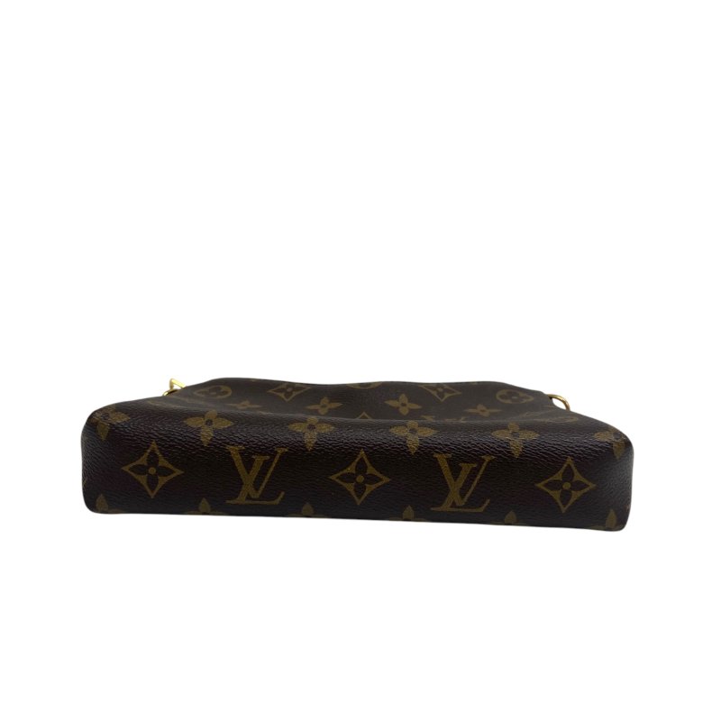 【LOUIS VUITTON】Monogram Pallas Clutch 啡色老花 傳奇信封包 金扣款 M41638(二手)J2449-12