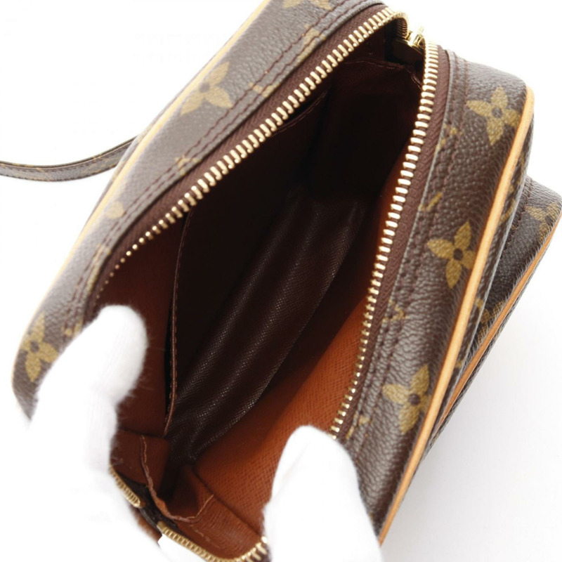 路易威登 LOUIS VUITTON Amazon 單肩包 塗層帆布 皮革 Monogram 女款 棕色 M45236-3