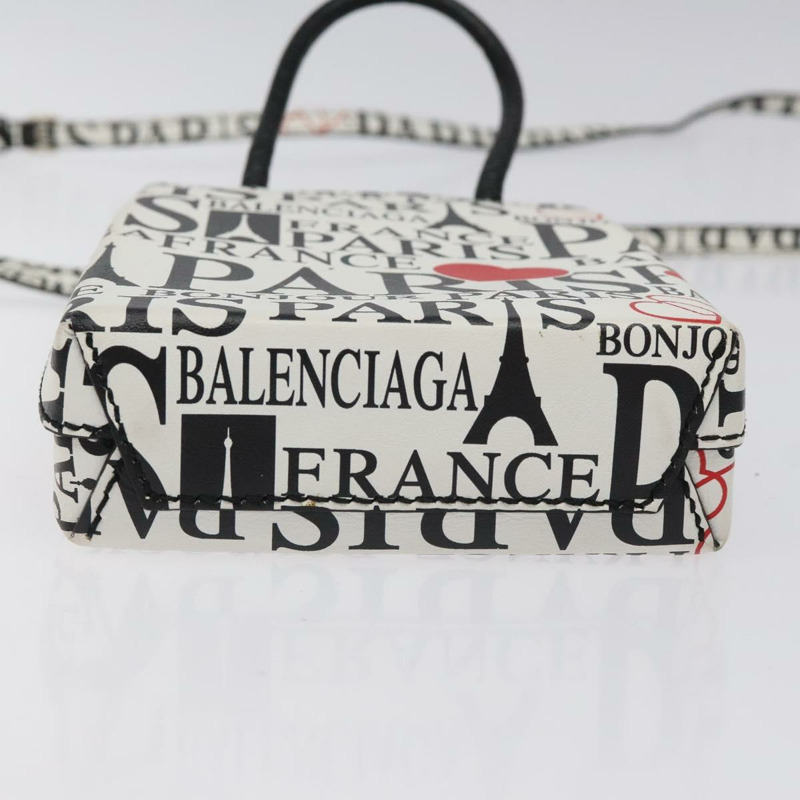 【日本直送】BALENCIAGA 手提包 皮革 2 款 白色 銀色 593826 正品 124781-4