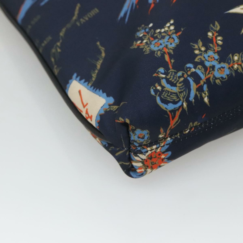 【日本直送】BALLY 手拿包 尼龍 海軍藍 銀色 正品 118641-13