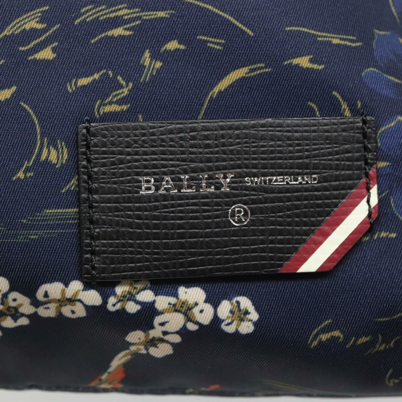 【日本直送】BALLY 手拿包 尼龍 海軍藍 銀色 正品 118641-16