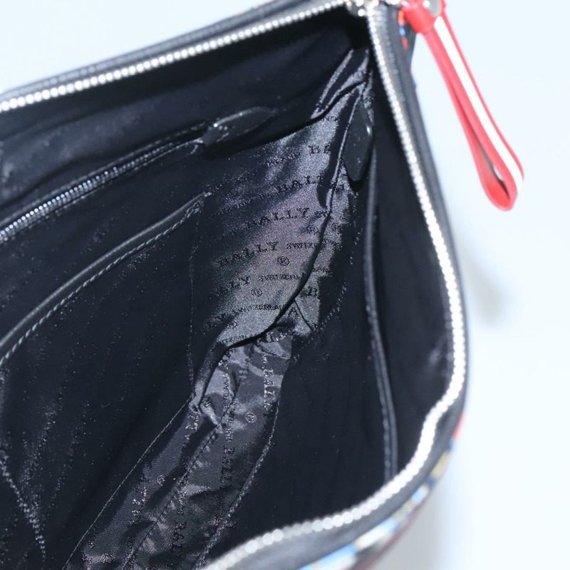 【日本直送】BALLY 手拿包 尼龍 海軍藍 銀色 正品 118641-17