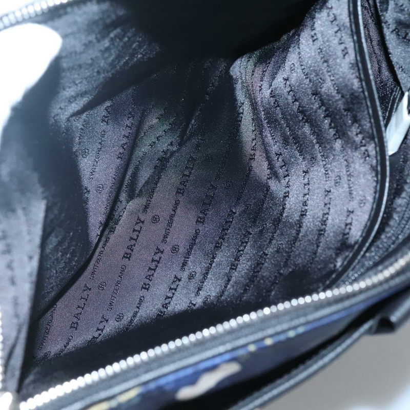【日本直送】BALLY 手拿包 尼龍 海軍藍 銀色 正品 118641-19