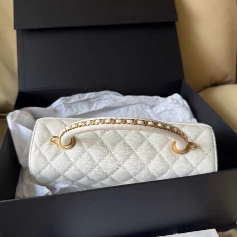 99新💓 Chanel 香奈兒 coco handle 大號 全新芯片款23-2
