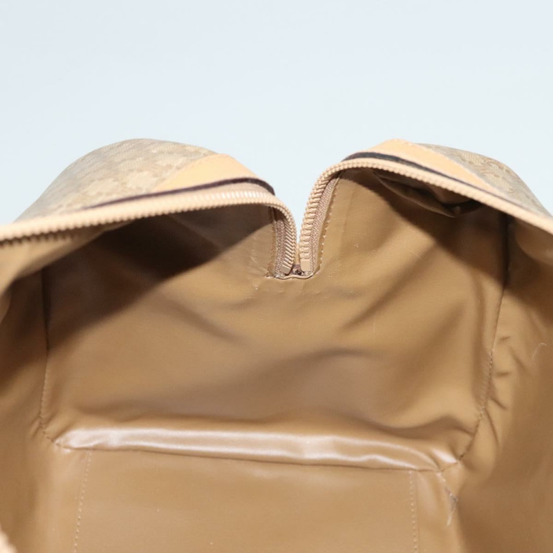 【日本直送】CELINE Macadam帆布波士頓包 PVC皮革 棕色 金色 正品 118649-18