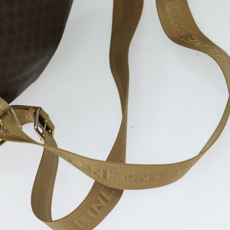 【日本直送】CELINE Macadam 背包 PVC 皮革棕金色正品 121237-6