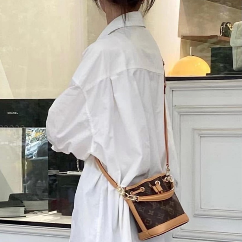 Lv Nano Noe經典小水桶包(台灣專櫃購入配件齊全）-5