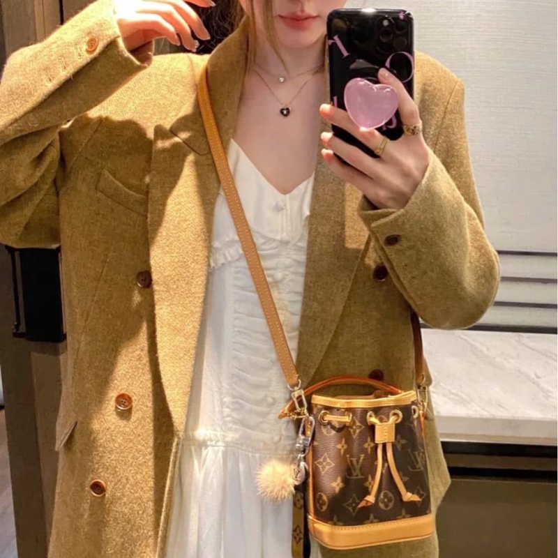 Lv Nano Noe經典小水桶包(台灣專櫃購入配件齊全）-7