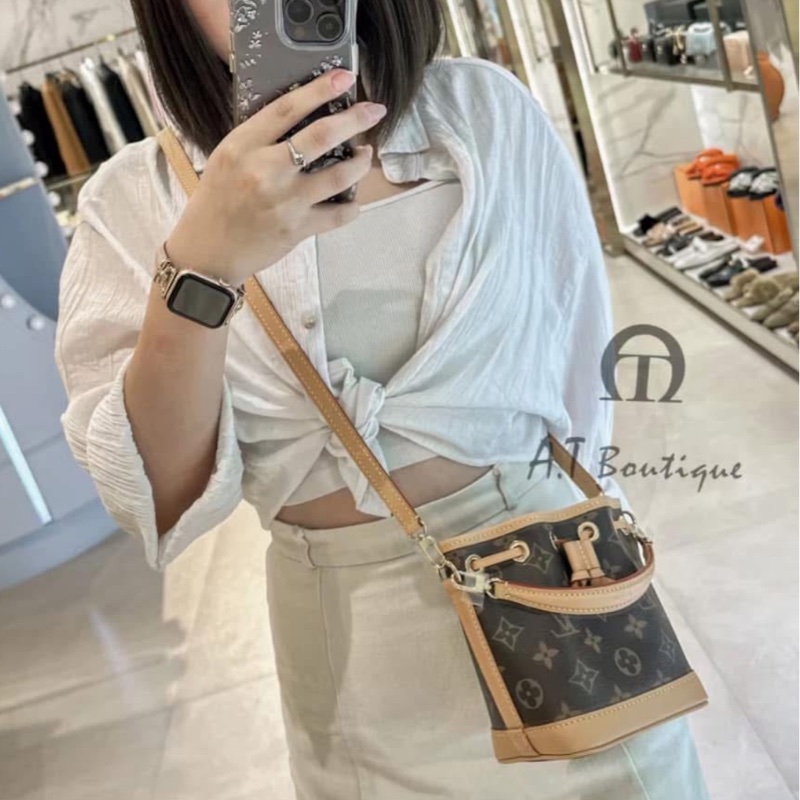 Lv Nano Noe經典小水桶包(台灣專櫃購入配件齊全）-8