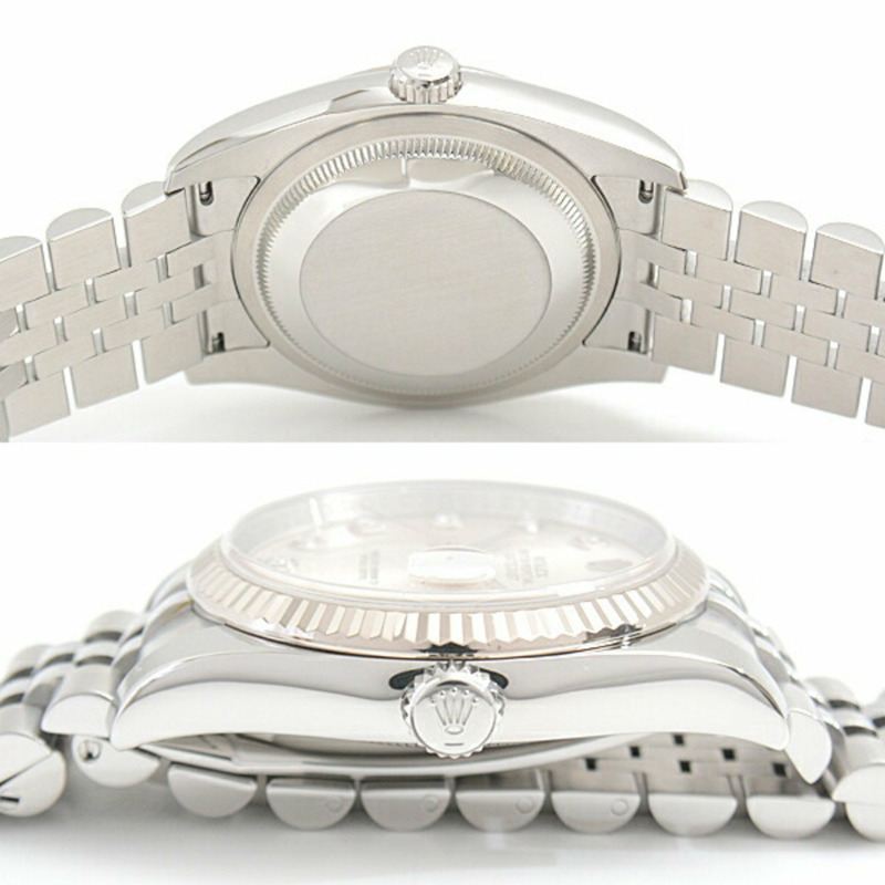 勞力士手錶男式 Datejust 自動隨機銀色錶盤 SS x WG ROLEX 116234G-3