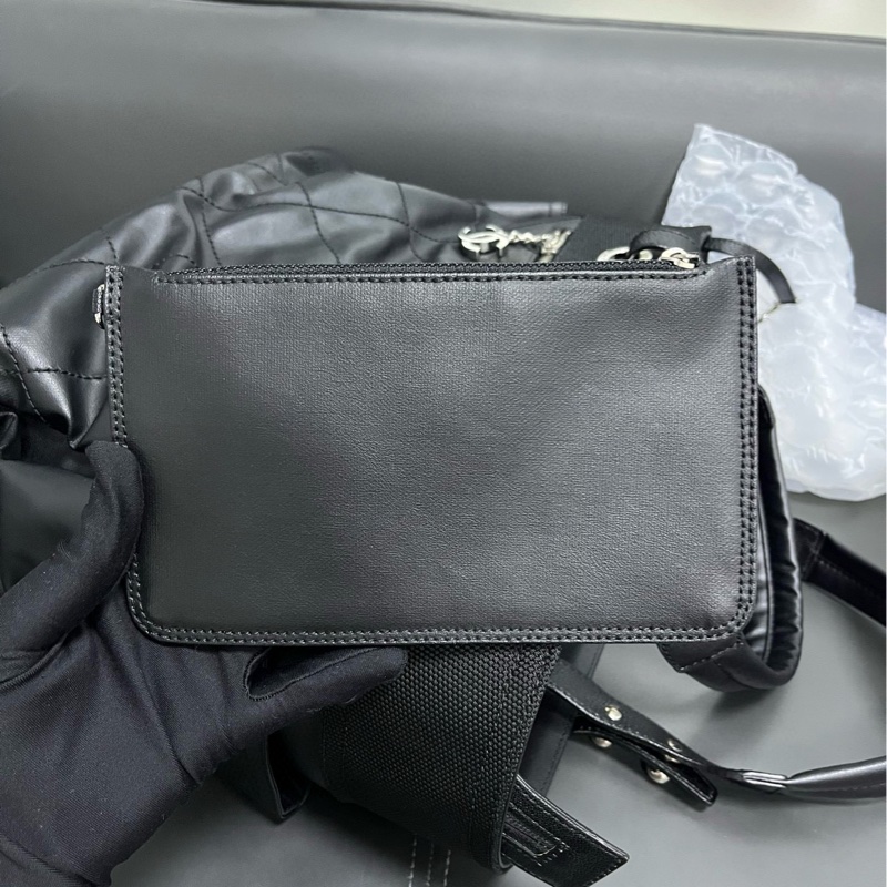 Chanel tote 黑銀菱格大托特-26