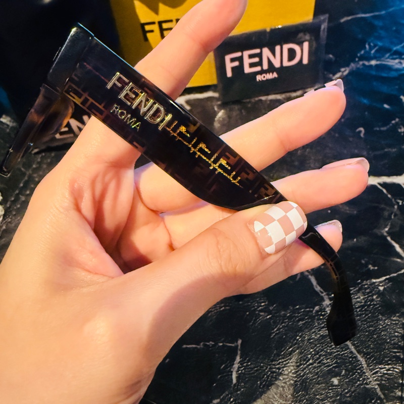 全新 Fendi Ff 經典花色太陽眼鏡 墨鏡0434/G/S Sunglasses#經典F花紋-6