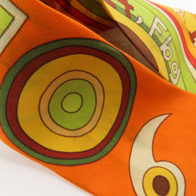 HERMES 絲質Twilly絲巾-3