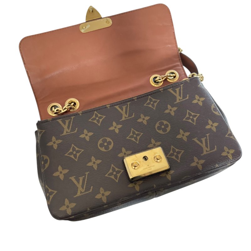 【LOUIS VUITTON】Monogram Marceau 啡色老花 金扣 復古酒神包 M46127 附晶片(二手)K2924-9
