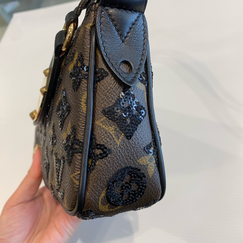 LOUIS VUITTON 亮片單肩麻將包-3