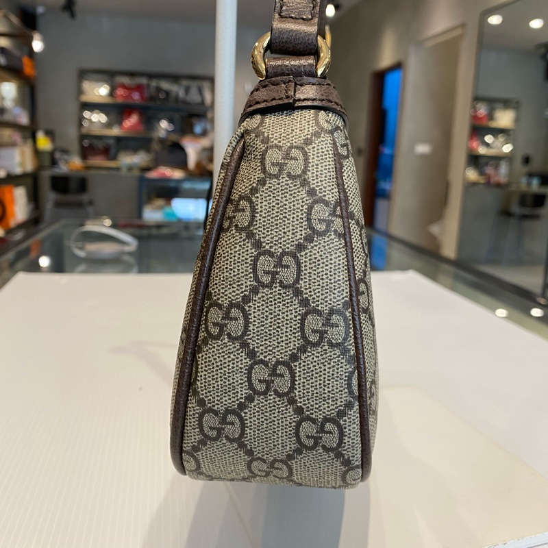 GUCCI 老花腋下包/麻將包-2