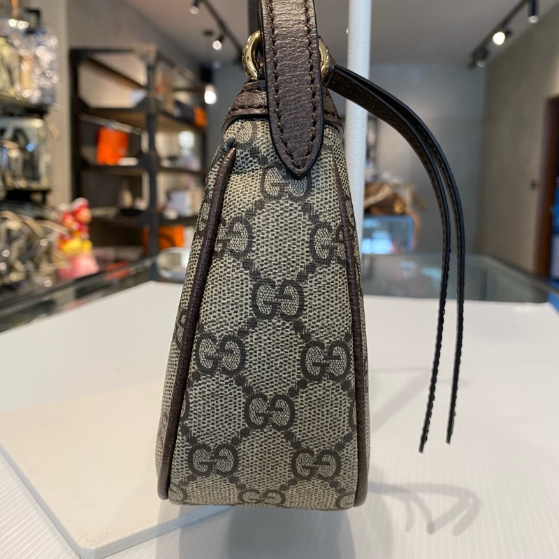 GUCCI 老花腋下包/麻將包-3