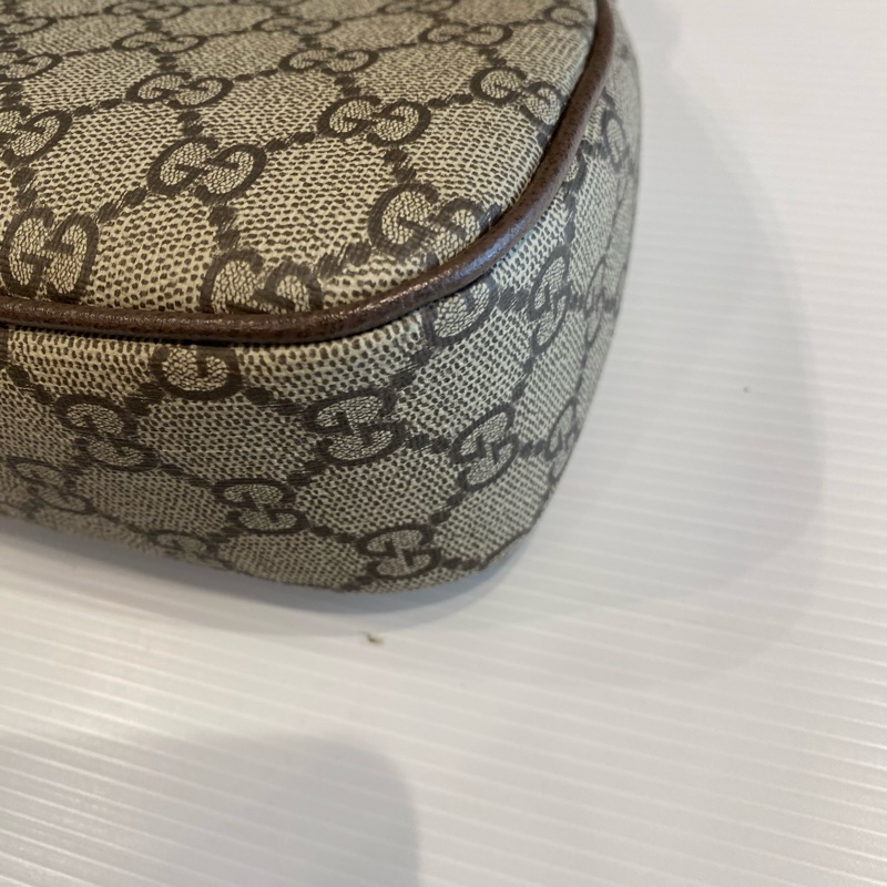 GUCCI 老花腋下包/麻將包-6