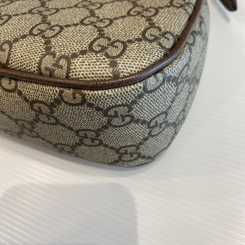 GUCCI 老花腋下包/麻將包-8