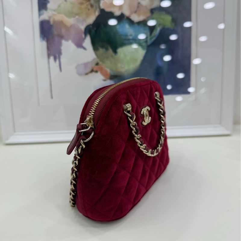 Chanel 香奈兒 24B 絲絨貝殼包 芯片款-3