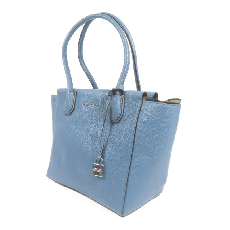 Michael Kors 牛皮皮革Shoulder Bag銀扣手挽肩背兩用袋-2