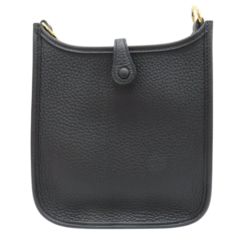 黑色 Tourillon牛皮 Evelyne TPM 肩背包 W刻 金扣【HERMES 愛馬仕】-1