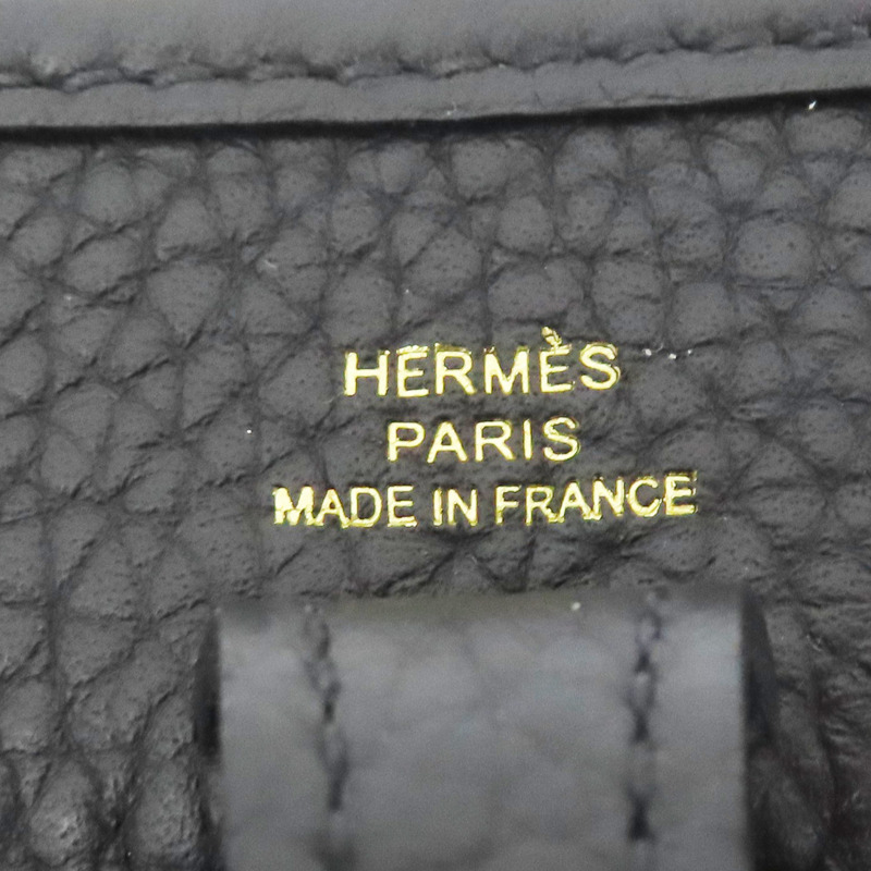 黑色 Tourillon牛皮 Evelyne TPM 肩背包 W刻 金扣【HERMES 愛馬仕】-5