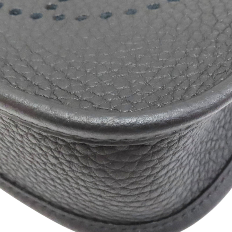 黑色 Tourillon牛皮 Evelyne TPM 肩背包 W刻 金扣【HERMES 愛馬仕】-9