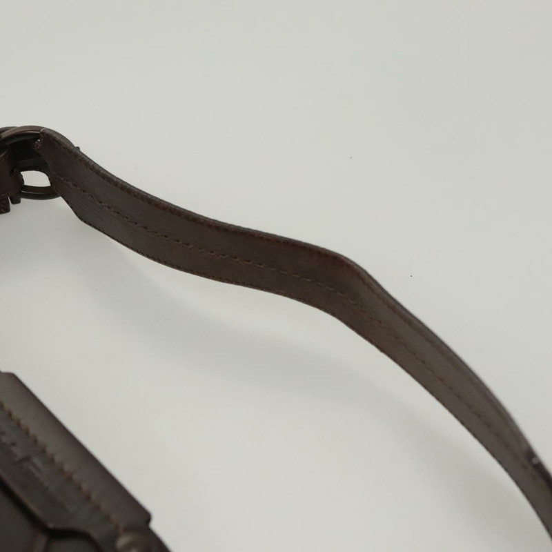 【日本直送】Salvatore Ferragamo 棕色皮革單肩包，正品，貨號 118651-7