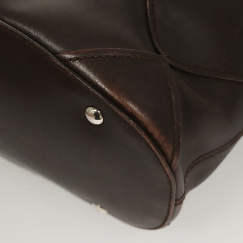 【日本直送】Salvatore Ferragamo 棕色皮革單肩包，正品，貨號 118651-14