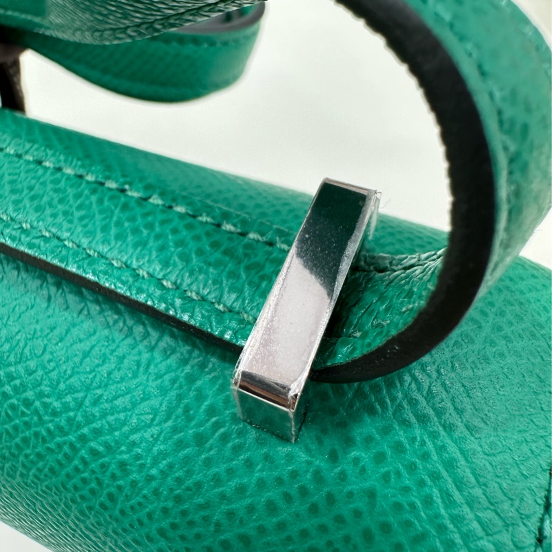 Hermes愛馬仕constance O6帝王綠銀扣康康 19單肩斜挎康康包 epsom,U刻-15