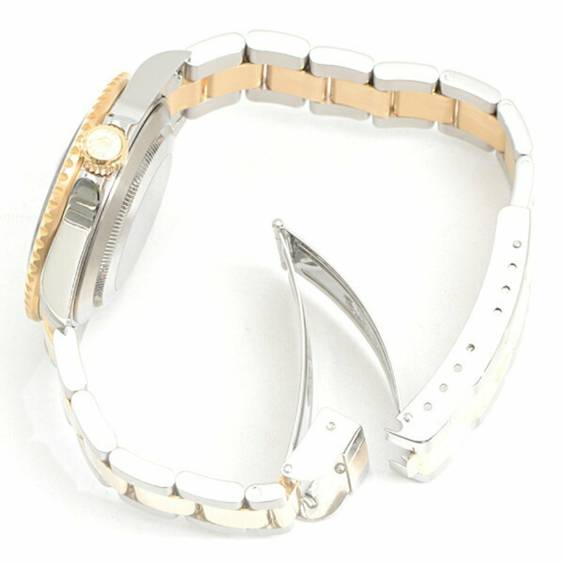 勞力士手錶男式潛航者型藍色錶盤自動潛水錶 D 系列不銹鋼金色 ROLEX 16613 SS x 750YG-1