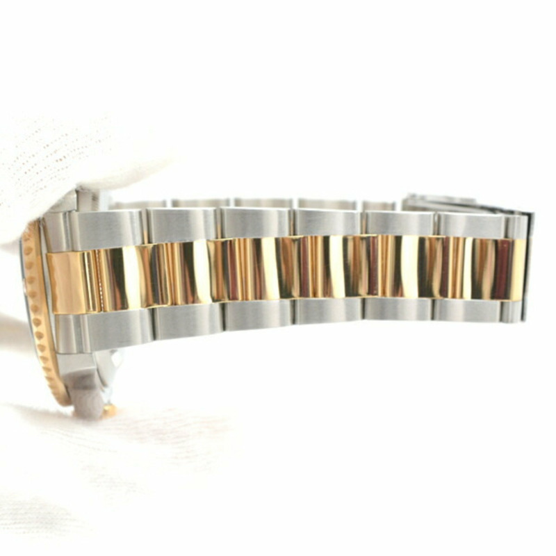 勞力士手錶男式潛航者型藍色錶盤自動潛水錶 D 系列不銹鋼金色 ROLEX 16613 SS x 750YG-7