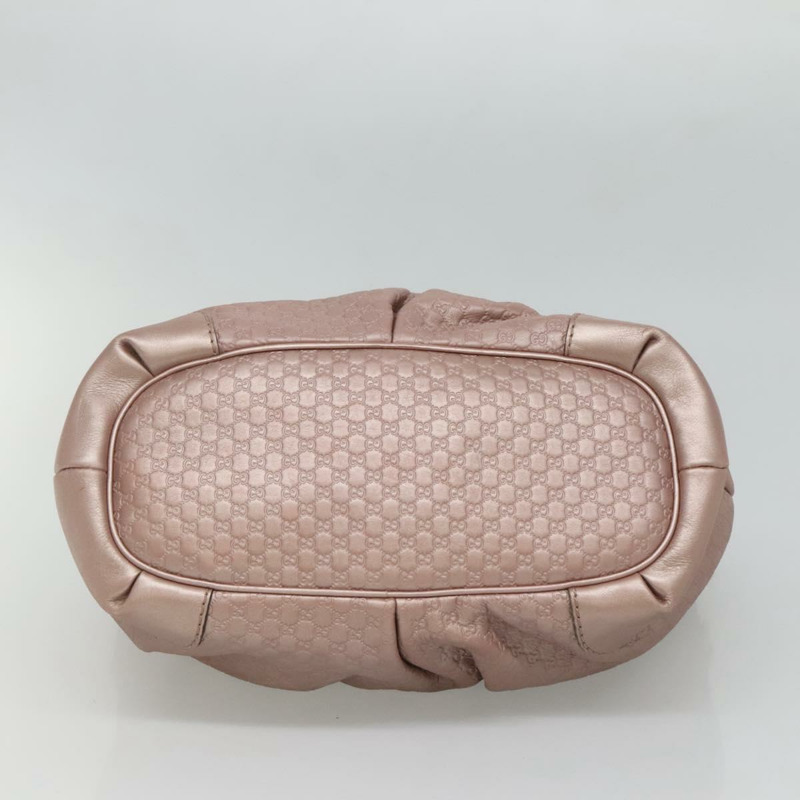 【日本直送】GUCCI Micro GG Supreme Guccissima 皮革雙肩包 粉金配色 247902 正品 121204-4