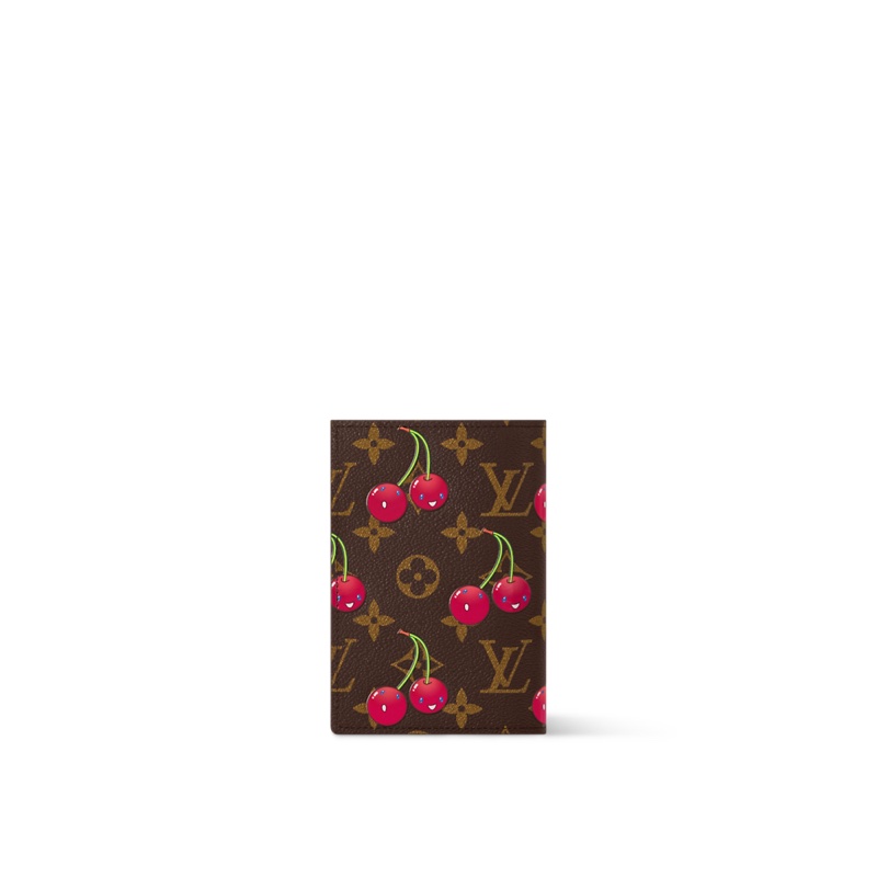 Louis Vuitton LV x TM 村上隆 櫻桃 車厘子 護照夾 Passport Holder-2