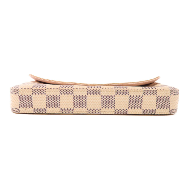 LOUIS VUITTON Damier Azur Pochette Felicie金扣肩背袋-3