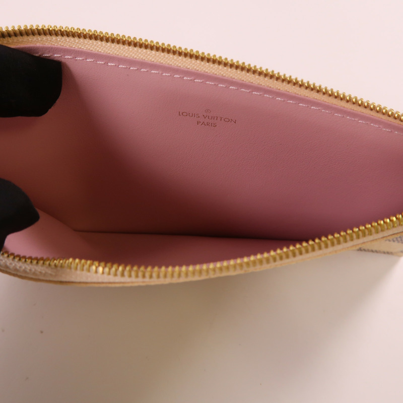 LOUIS VUITTON Damier Azur Pochette Felicie金扣肩背袋-10