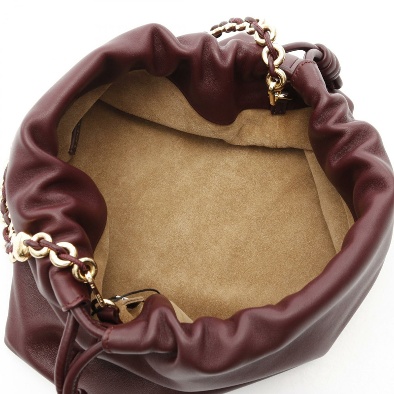 LOEWE 弗拉門戈錢包 中型單肩包 A411FCRX027240 皮革 波爾多色 全新 女款-2