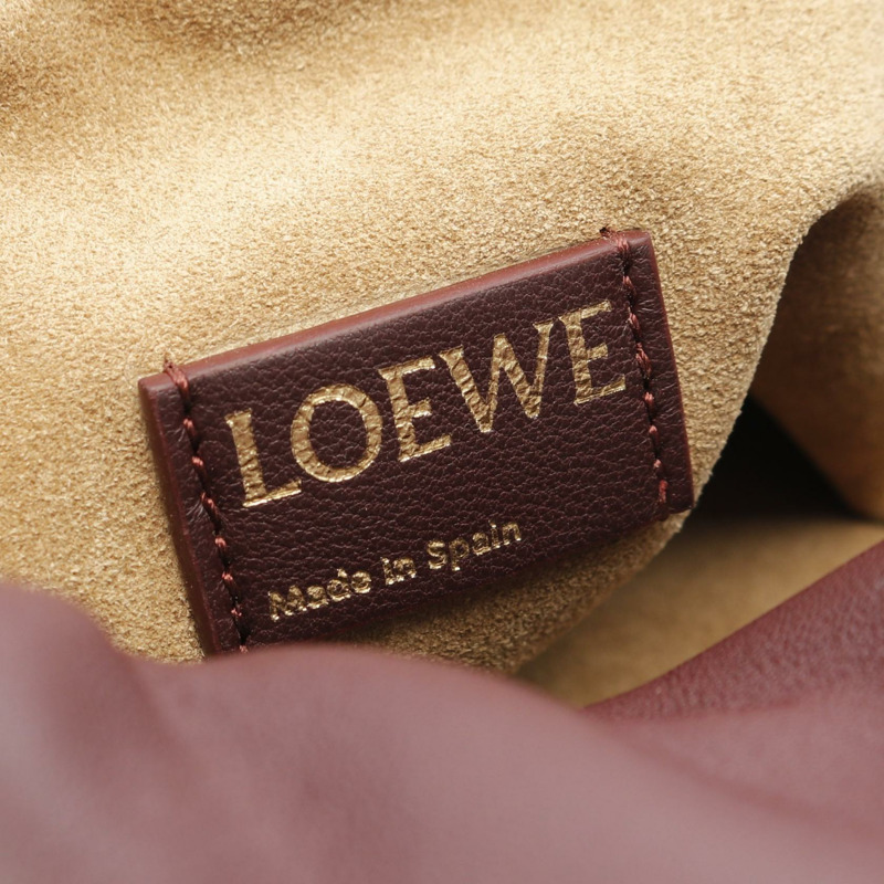 LOEWE 弗拉門戈錢包 中型單肩包 A411FCRX027240 皮革 波爾多色 全新 女款-3