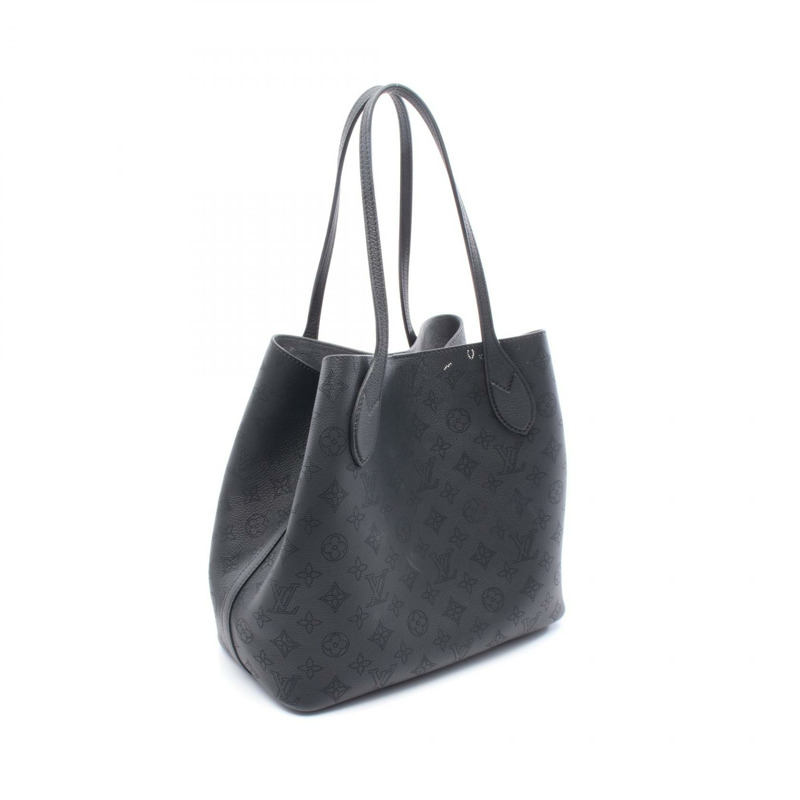 LOUIS VUITTON Blossom MM 單肩托特包 手提包 M21851 Mahina 皮革 黑色 二手-1