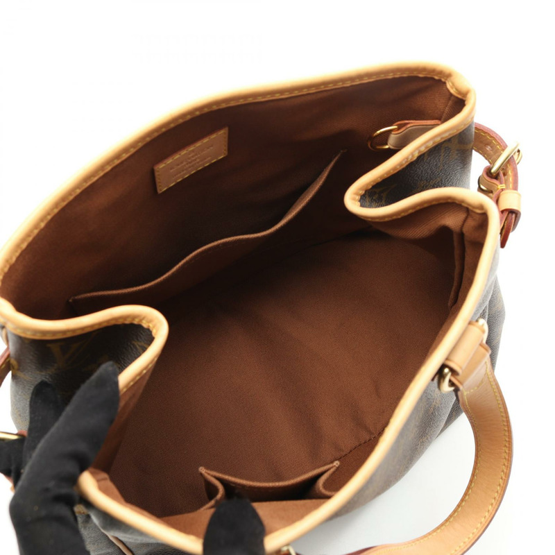 LOUIS VUITTON Batignolle 手提包 M51156 Monogram 帆布 棕色 二手 女款-2