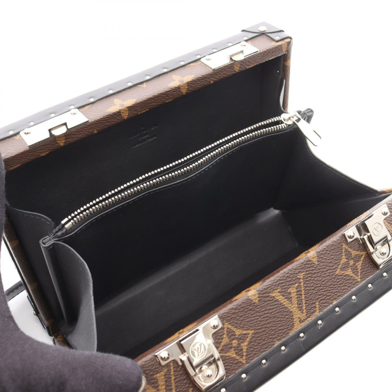 LOUIS VUITTON 手拿包斜背包單肩包 M20252 Monogram Macassar 棕色-2