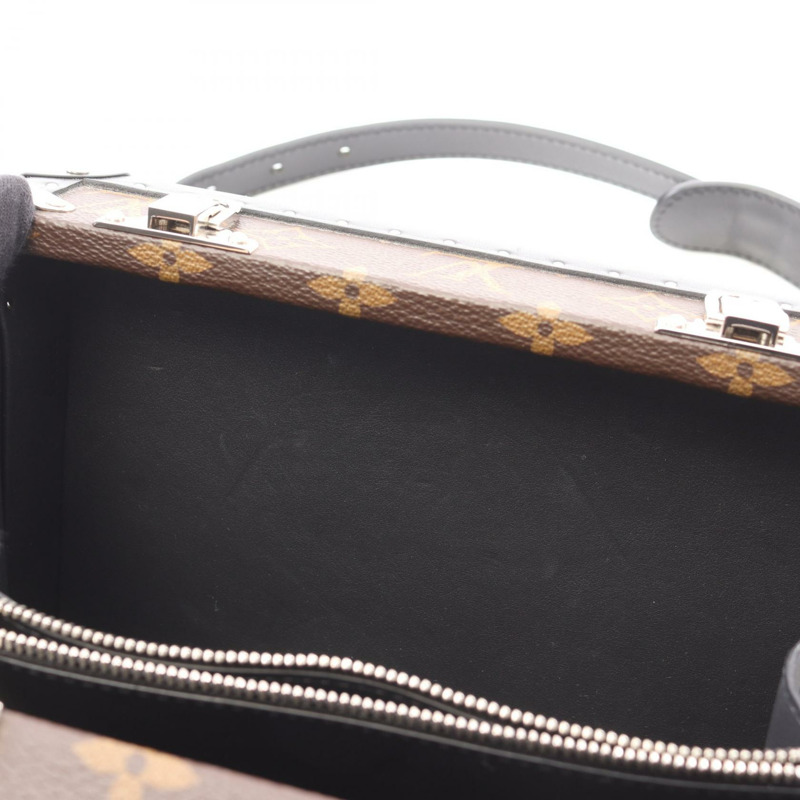 LOUIS VUITTON 手拿包斜背包單肩包 M20252 Monogram Macassar 棕色-5
