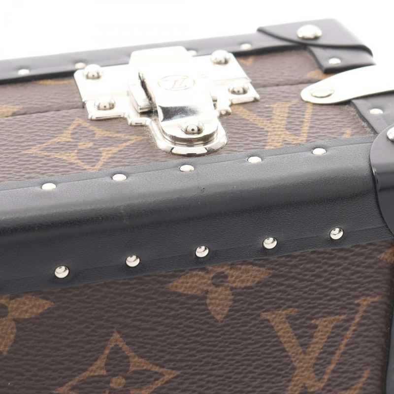 LOUIS VUITTON 手拿包斜背包單肩包 M20252 Monogram Macassar 棕色-10